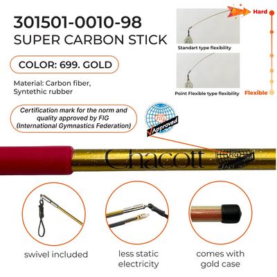 CHACOTT Super carbon stick 60 cm Seniors 301501 0010-98 FIG (699)