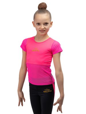 RIALITTA T-shirt with embroidery (Pink)