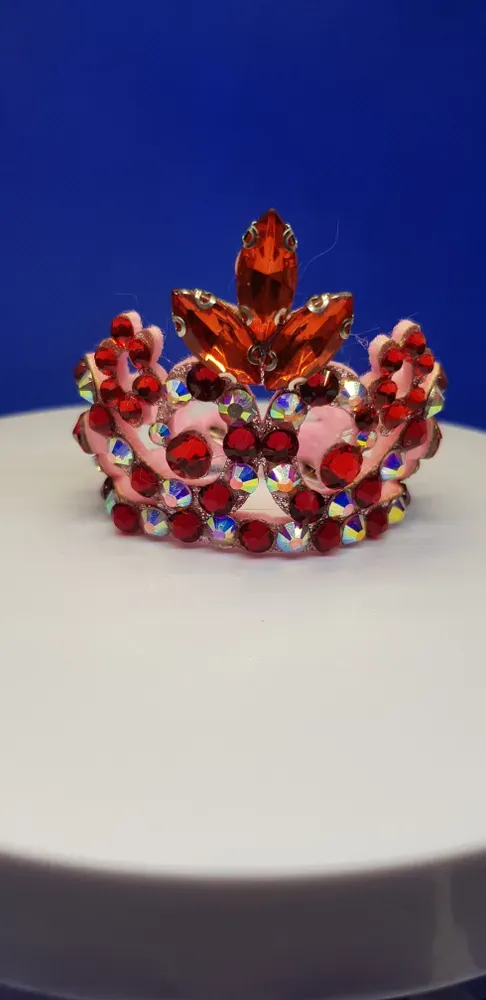 No. 17 RG Hair bun Crown (Red)