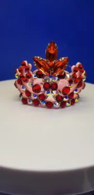 No. 17 RG Hair bun Crown (Red)