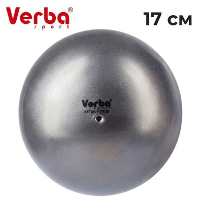VERBA Sport Gymnastic ball Juniors 17 cm metallic (Silver)