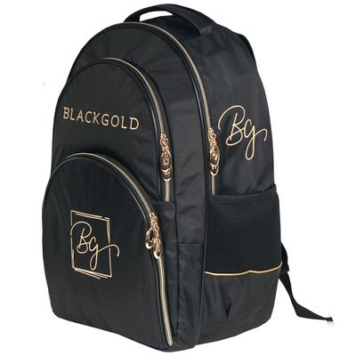 BG Backpack RG 223, Black, Gold Embroidery (XL)
