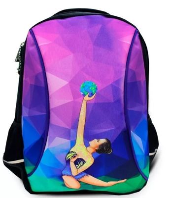 VARIANT 216-027 Gymnastics Sublimated Backpack, Lilac-Blue-Green-Black (XL)