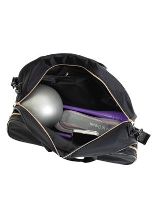 P.L.S "Tiffany" Gymnastics Bag, Gold Embroidery, Black*