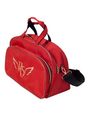 P.L.S "Tiffany" Gymnastics Bag, Gold Embroidery, Red*