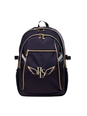 P.L.S "Champion-2" Gymnastics Backpack, Gold Embroidery (L) Black*