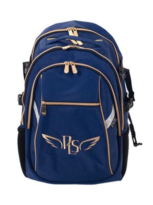 P.L.S "Champion Maxi" Gymnastics Backpack, Gold Embroidery (L) Blue*