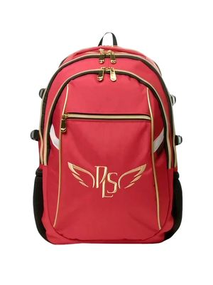 P.L.S "Champion Maxi" Gymnastics Backpack, Gold Embroidery (L) Red*