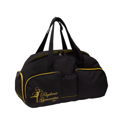 ASGARD Gymnastics/Sport Bag, Black-Gold