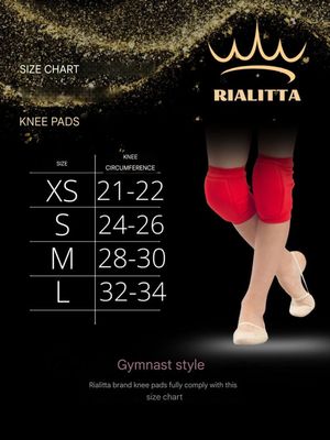 RIALITTA knee pads Biflex, Red*