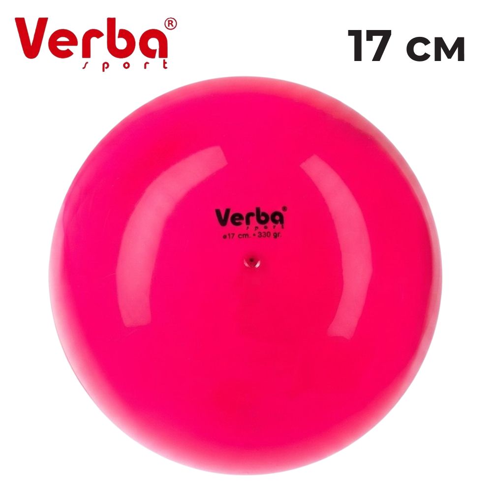 VERBA Sport Gymnastic ball 17 cm Juniors monochrome (Pink)