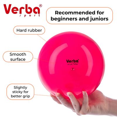VERBA Sport Gymnastic ball 17 cm Juniors monochrome (Pink)
