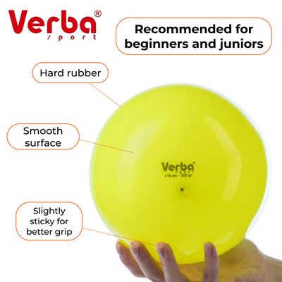 VERBA Sport Gymnastic ball 16 cm Juniors monochrome (Lemon)