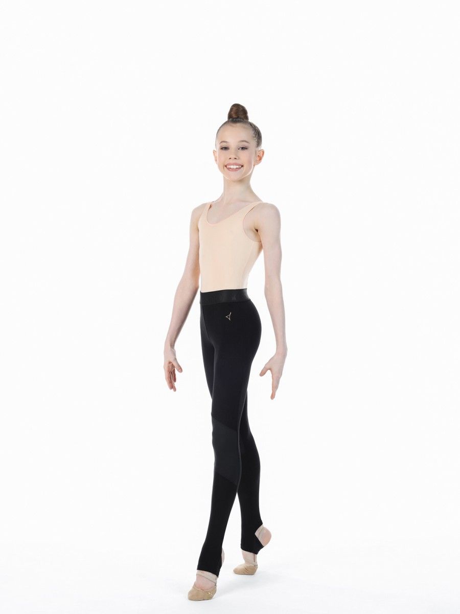 SOLO leggings with Meril knee inserts, Cotton, Black RG 707-107 (30-42)
