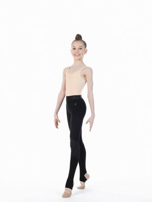 SOLO leggings with Meril knee inserts, Cotton, Black RG 707-107 (30-42)
