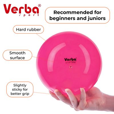VERBA Sport Gymnastic ball 17 cm Juniors monochrome (Pink Neon)