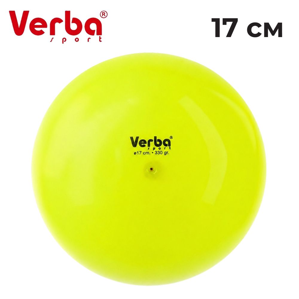 VERBA Sport Gymnastic ball 17 cm Juniors monochrome (Lemon)