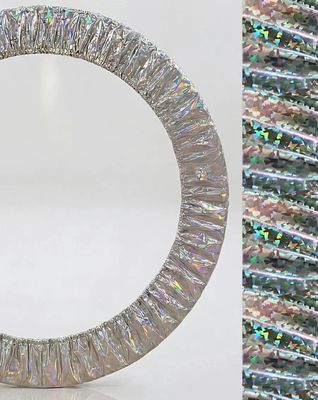 RG Hoop cover Silver-Hologram, Free size (60-90cm)*