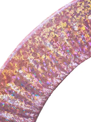 RG Hoop cover Pink-Hologram, Free size (60-90cm)*