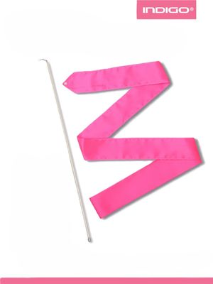 INDIGO Ribbon with stick 4m, Fuchsia