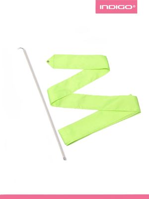 INDIGO Ribbon with stick 4m, Lime