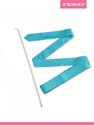 INDIGO Ribbon with stick 4m, Turquoise