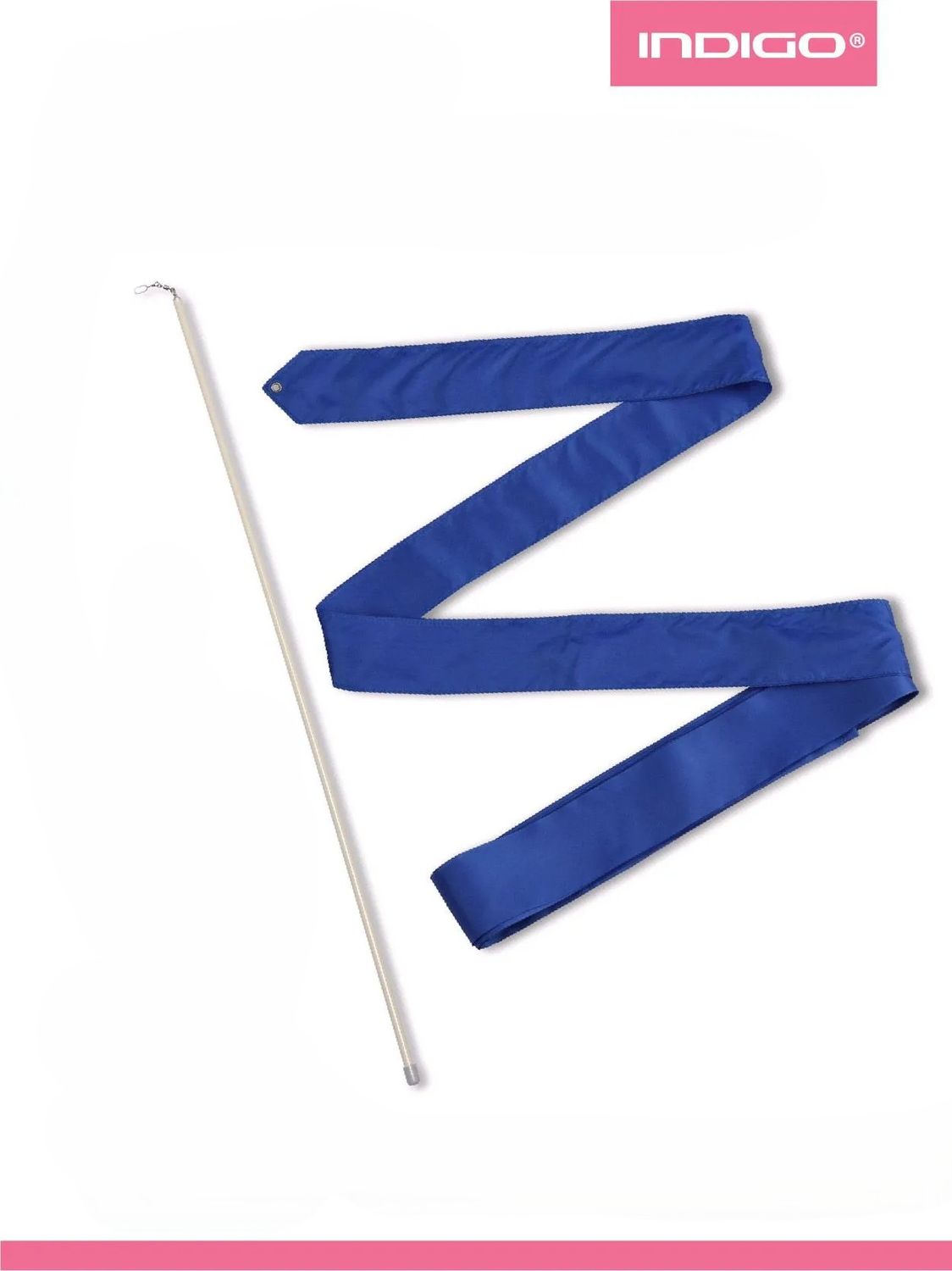 INDIGO Ribbon with stick 4m, Blue