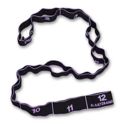 INDIGO Band with 12 loops, IN149, Black-Lilac (MEDIUM)