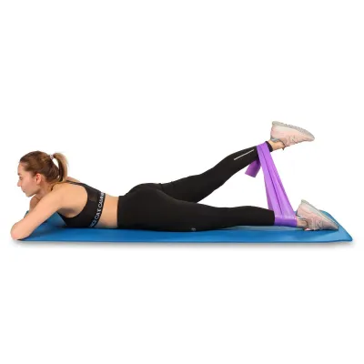 INDIGO Resistance band 1.8x15x0.45 mm, Purple (MEDIUM)