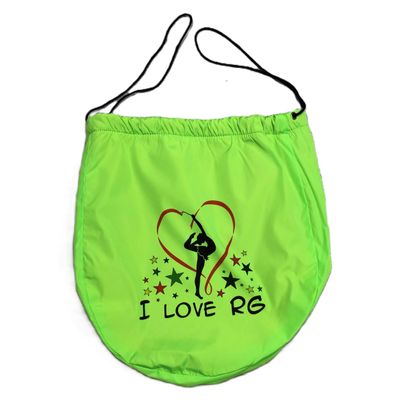 RG Ball case "I LOVE RG" Fluo-Green