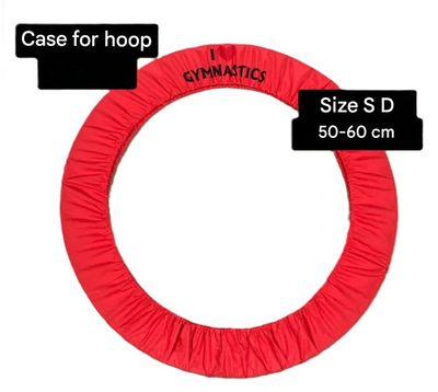 RG Hoop cover "I love Gymnastics" Coral, S (55-65cm)