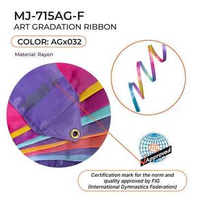 SASAKI Gymnastic ribbon 5 m MJ-715AG (AGx032) FIG