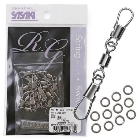 SASAKI Swivel for stick M-749, 10pcs (STAINLESS)