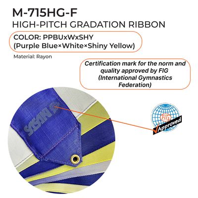 SASAKI FIG Gymnastic ribbon 5 m MJ-715HG FIG (PPBUxWxSHY)