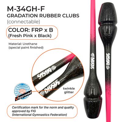 SASAKI Rubber club 44 cm Seniors M-34 GН-F high-grade FIG (FRPxB)