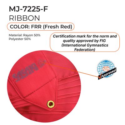 SASAKI Gymnastic ribbon Vivid 5 m MJ-7225-F (FRR)