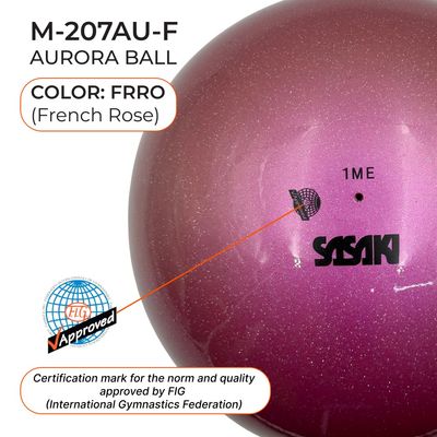 SASAKI Ball 18.5 cm Seniors Aurora M-207AU FIG (FRRO)