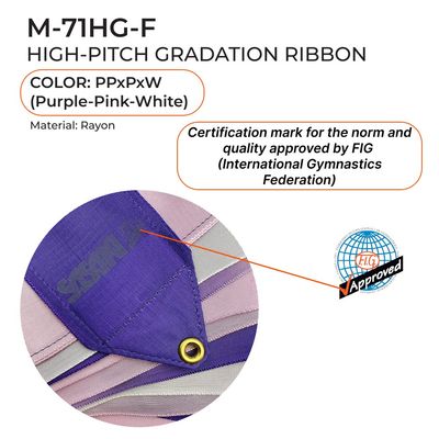 SASAKI Gymnastic ribbon 6 m M-71HG-F FIG (PPxPxW)