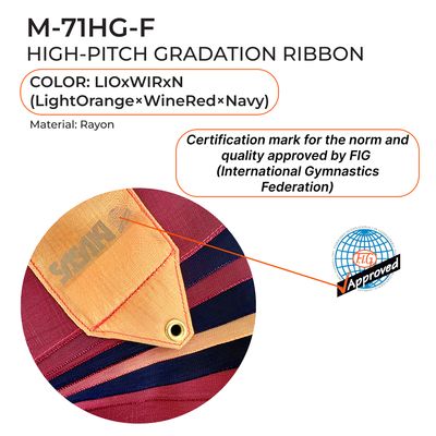 SASAKI Gymnastic ribbon 6 m M-71HG-F FIG (LIOxWIRxN)