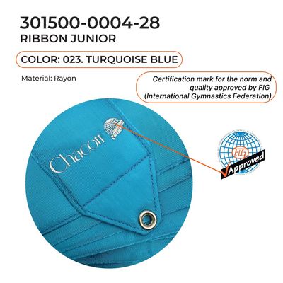 CHACOTT Gymnastic ribbon 5 m 301500 0004-98 FIG (023) Turquoise Blue