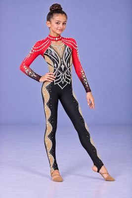RG Leotard  "Scarlet Majesty" 38 (145-158cm)