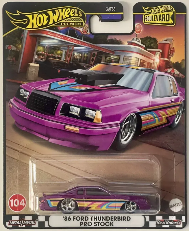 Hot Wheels Premium Boulevard '86 Ford Thunderbird Pro Stock