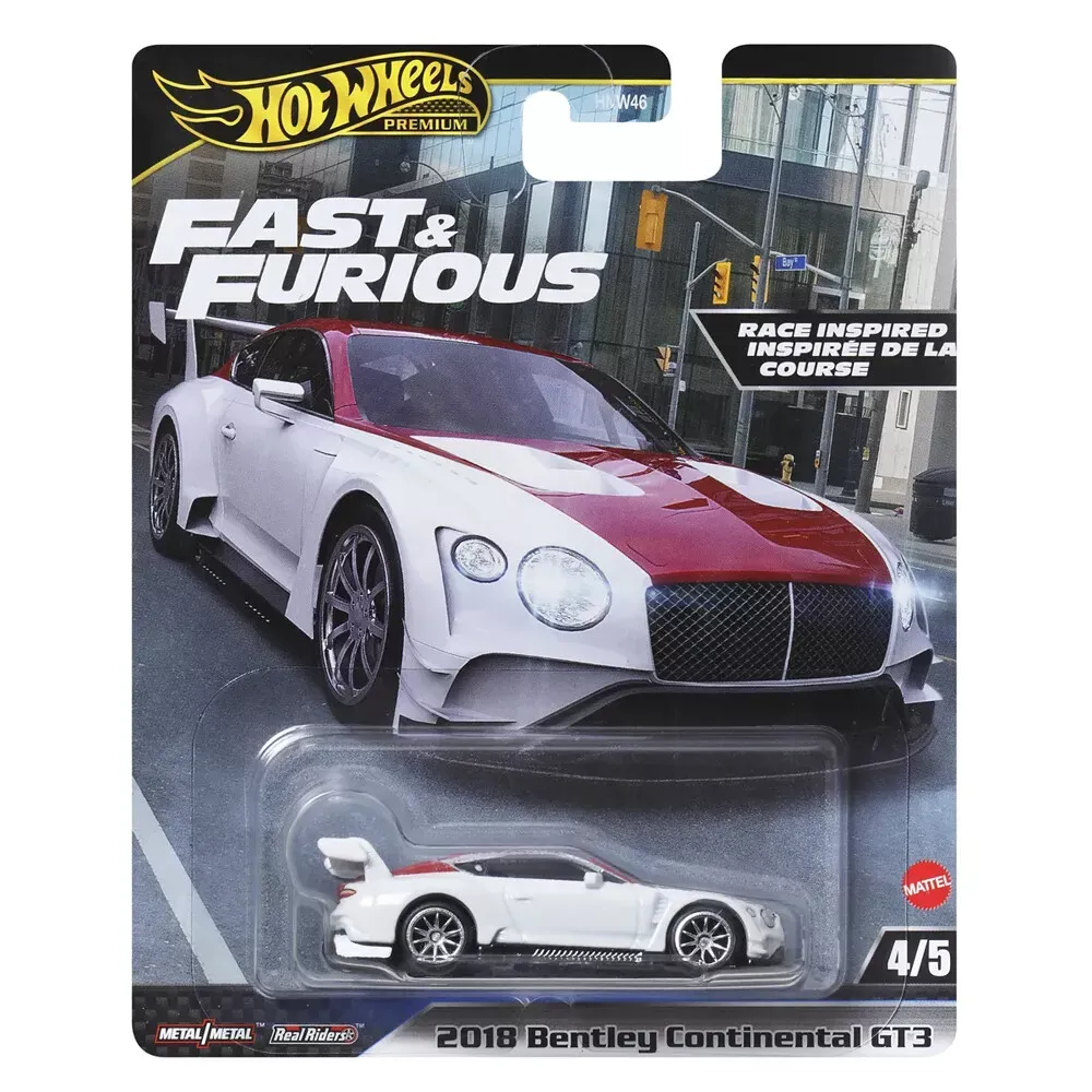 Hot Wheels Premium Fast & Furious 2018 Bentley Continental GT3