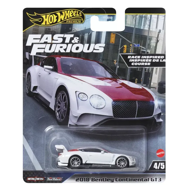 Hot Wheels Premium Fast & Furious 2018 Bentley Continental GT3