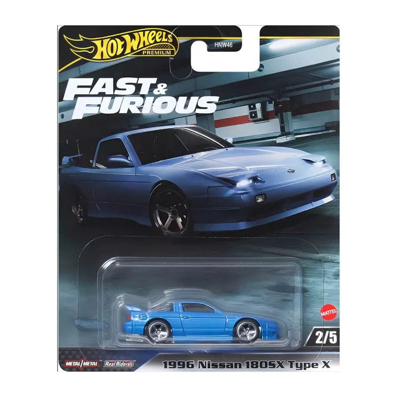 Hot Wheels Premium Fast & Furious 1996 Nissan 180SX Type X