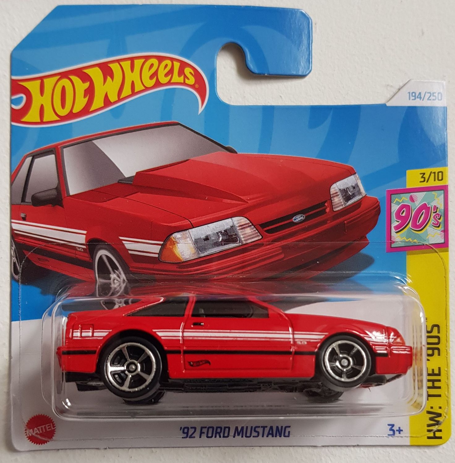 Hot Wheels 1992 Ford Mustang - The 90's 3/10 194/250