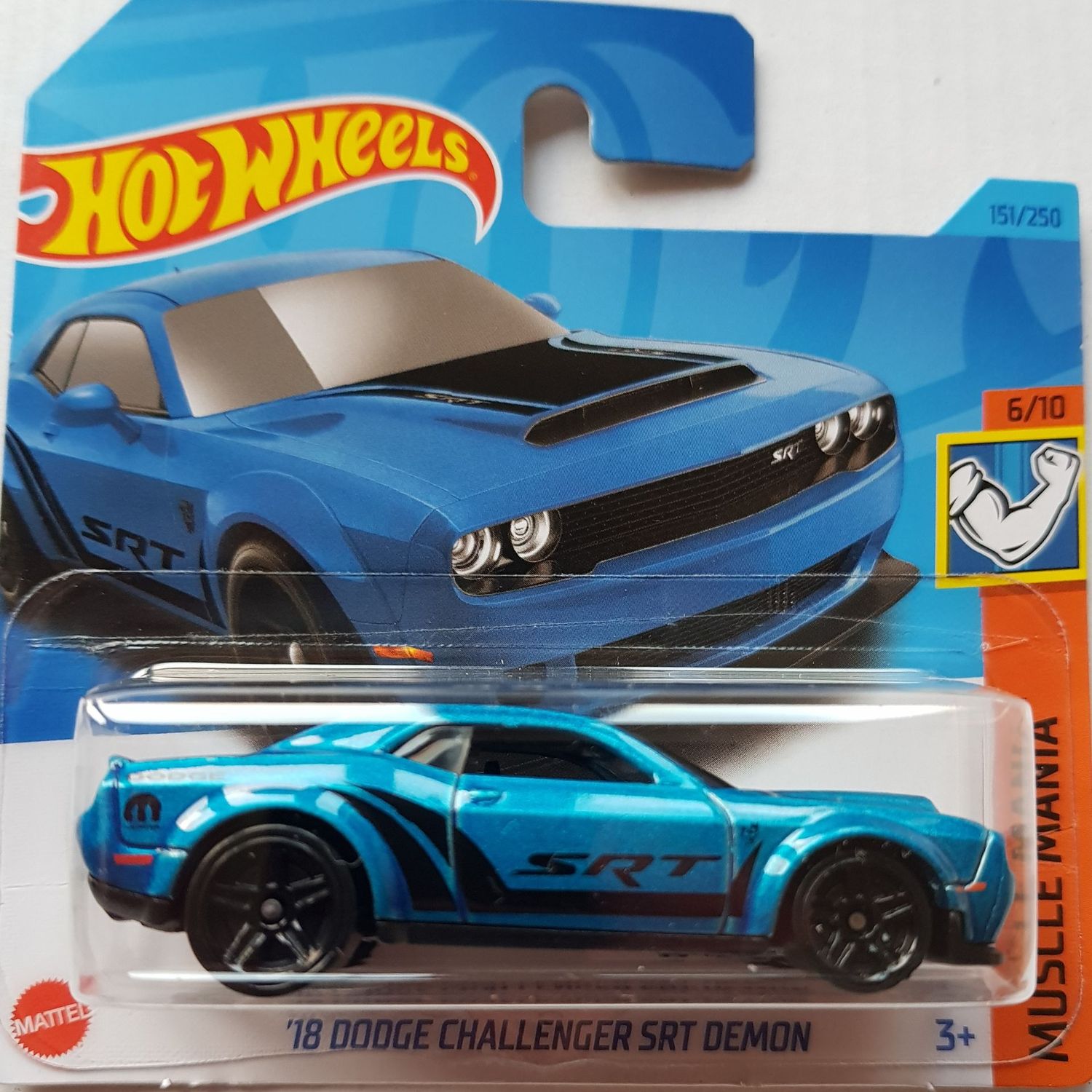 Hot Wheels 2018 Dodge Challenger SRT Demon - Muscle Mania 6/10 (151/250)