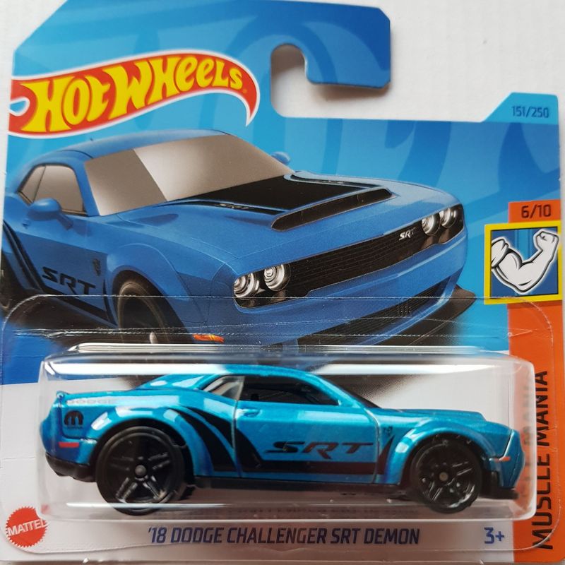 Hot Wheels 2018 Dodge Challenger SRT Demon - Muscle Mania 6/10 (151/250)