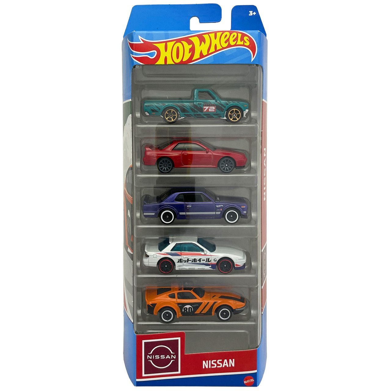 Hot Wheels Nissan Cars 5 Pack