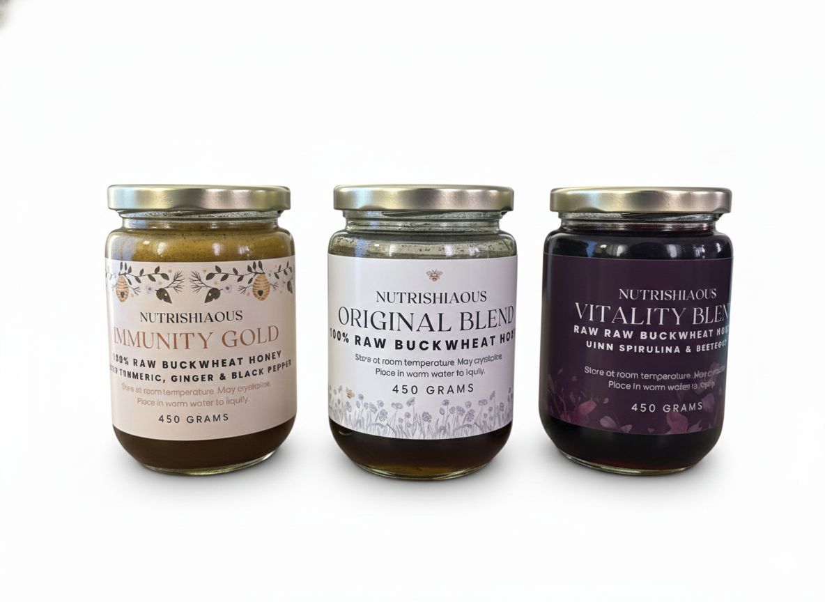 Raw Local Buckwheat Honey (450g)